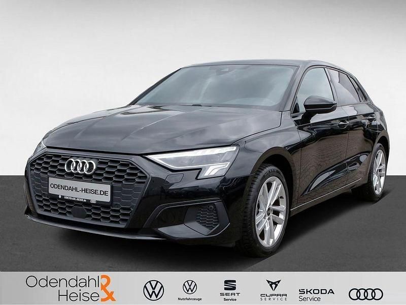 Schwarz Gebraucht 2023 Audi A3 Sportback Sport Limousine | 28.980 € (Fairer Preis) - Bild 1/4