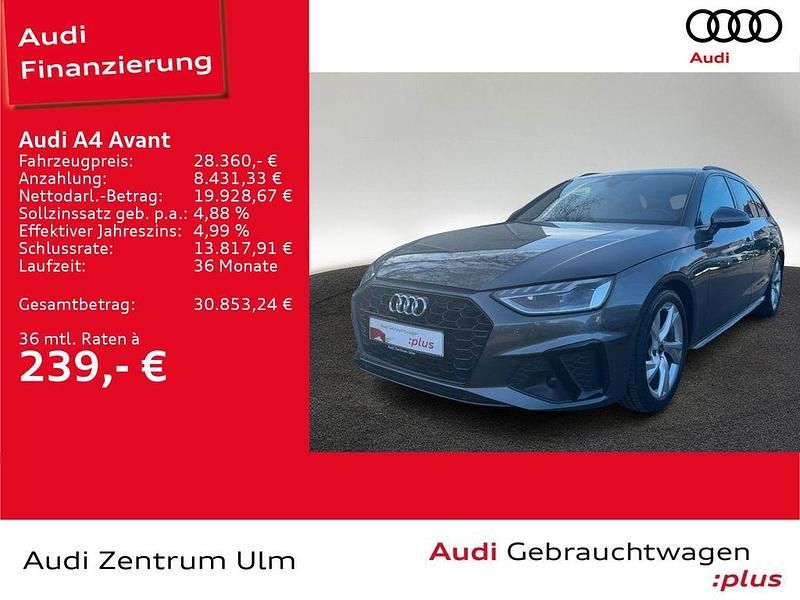 Gebraucht Audi A4 S-Line 163 PS (119 kW) 2023 Daytonagrau perleffekt Kombi