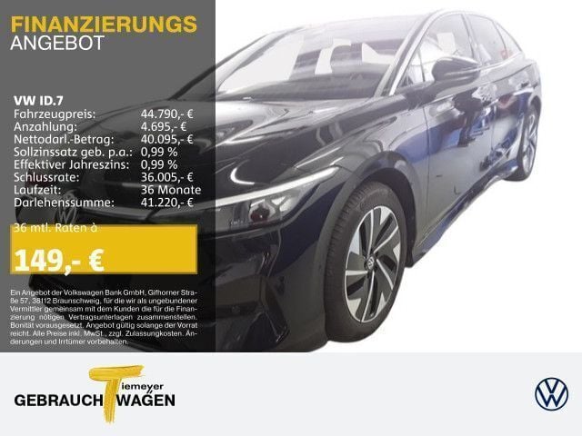 Schwarz Gebraucht 2024 VW ID.7 Pro Limousine | 44.790 € (Guter Preis) - Bild 1/1