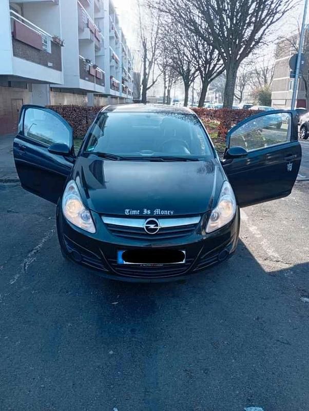 Schwarz Gebraucht 2009 Opel Corsa Eco Kleinwagen | 2.250 € - Bild 1/4