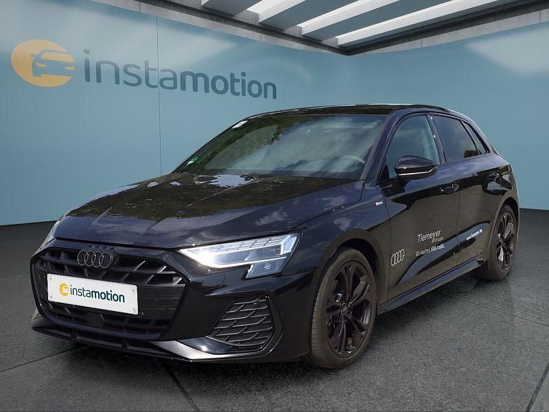 Schwarz Gebraucht 2025 Audi A3 Sportback Kleinwagen | 38.749 € (Fairer Preis) - Bild 1/4