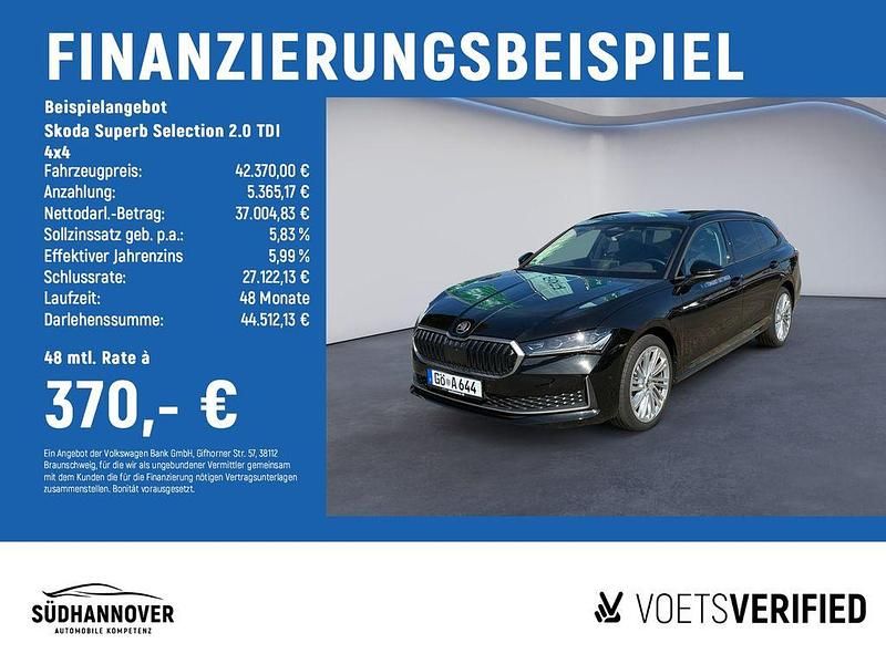 Gebraucht Skoda Superb Selection 193 PS (141 kW) 2024 Ebony schwarz metallic Kombi