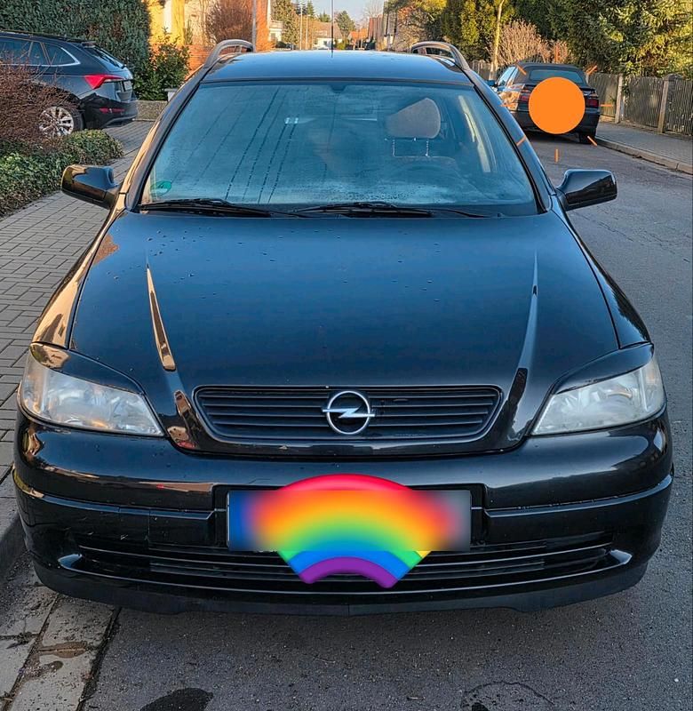 Gebraucht Opel Astra Edition 100 PS (73 kW) 2001 Schwarz Kombi