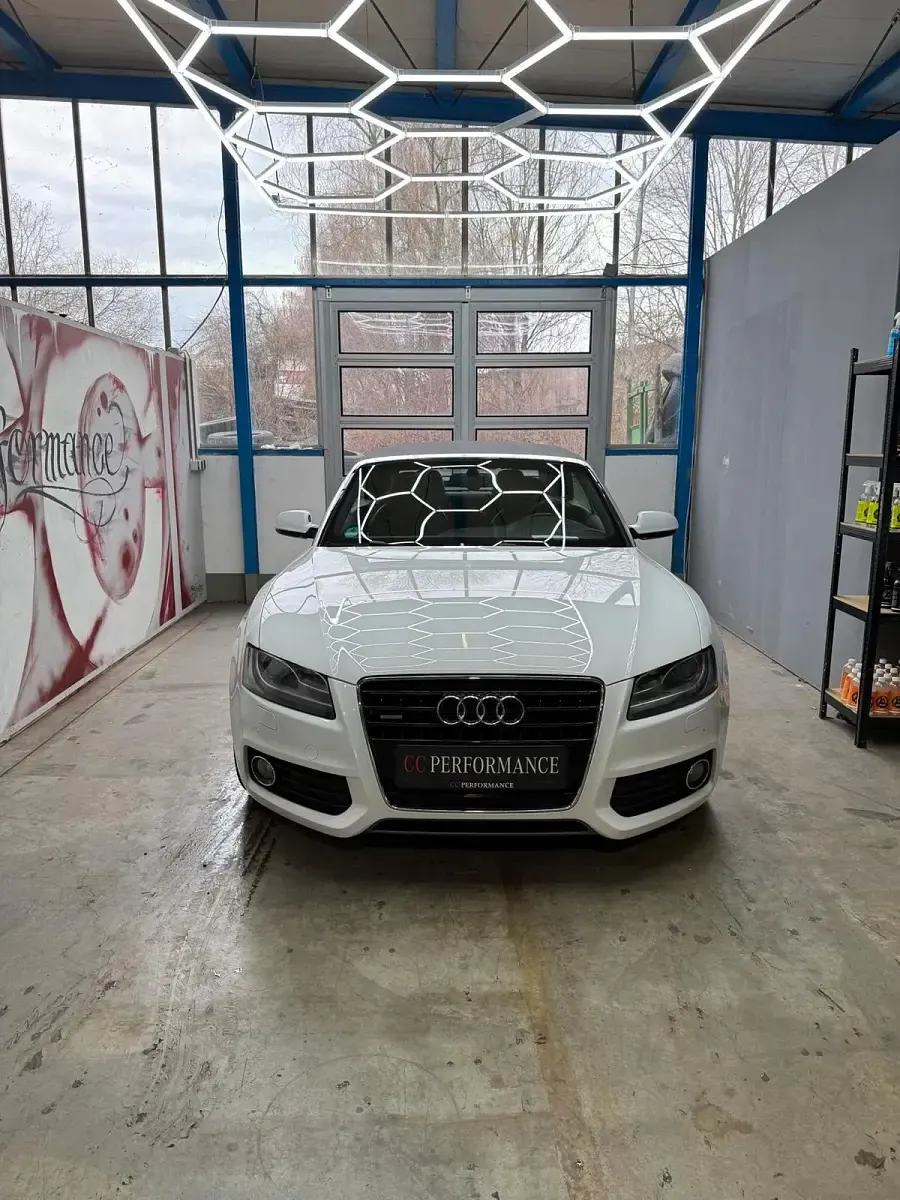 Gebraucht Audi A5 Cabriolet S-Line 240 PS (176 kW) 2009 Weiß Cabrio