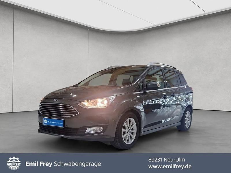 Grau Gebraucht 2019 Ford Grand C-Max Titanium Van / Kleinbus | 16.980 € (Teuer) - Bild 1/4