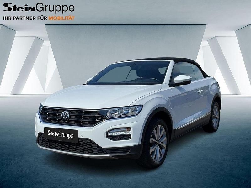 Weiß Gebraucht 2021 VW T-Roc Cabriolet Style Cabrio | 20.920 € (Fairer Preis) - Bild 1/4