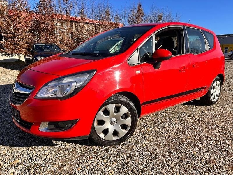 Gebraucht Opel Meriva Edition 95 PS (69 kW) 2016 Rot Van / Kleinbus