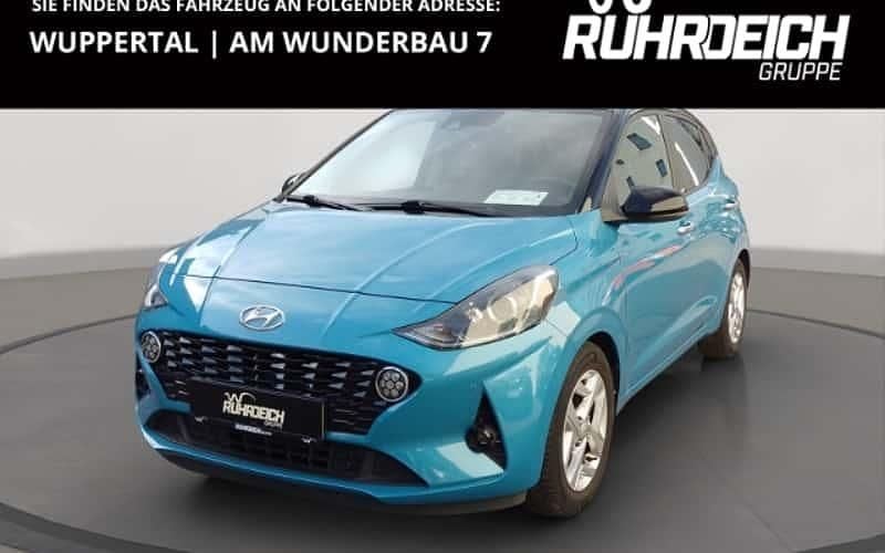 Blau Gebraucht 2021 Hyundai i10 Prime Kleinwagen | 13.290 € (Fairer Preis) - Bild 1/4