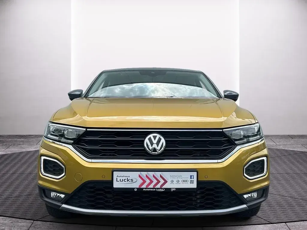 Gebraucht VW T-Roc IQ Drive 150 PS (110 kW) 2019 Kurkumagelb metallic pure gre SUV