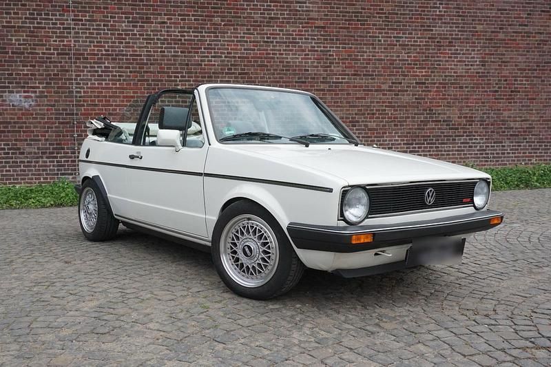 Weiß Gebraucht 1986 VW Golf Cabriolet Cabrio | 15.500 € - Bild 1/4