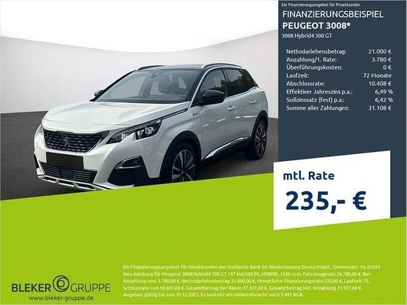 Weiss Gebraucht 2020 Peugeot 3008 Limousine | 24.780 € - Bild 1/3