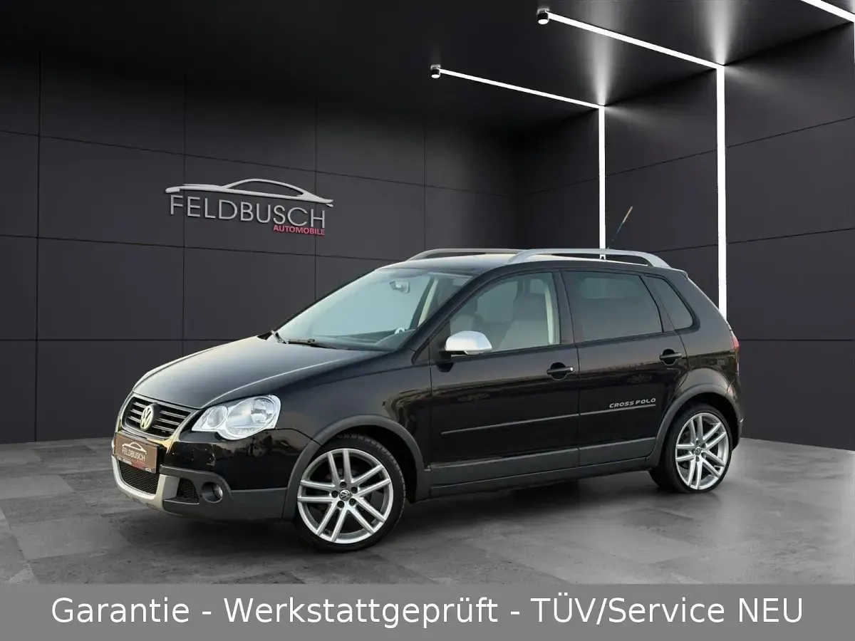 Gebraucht VW Polo Cross 80 PS (58 kW) 2009 Schwarz Kleinwagen