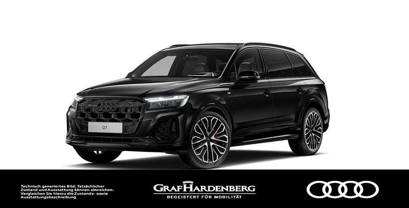 Mythosschwarz metallic Gebraucht 2024 Audi Q7 S-Line SUV | 81.980 € (Fairer Preis) - Bild 1/4