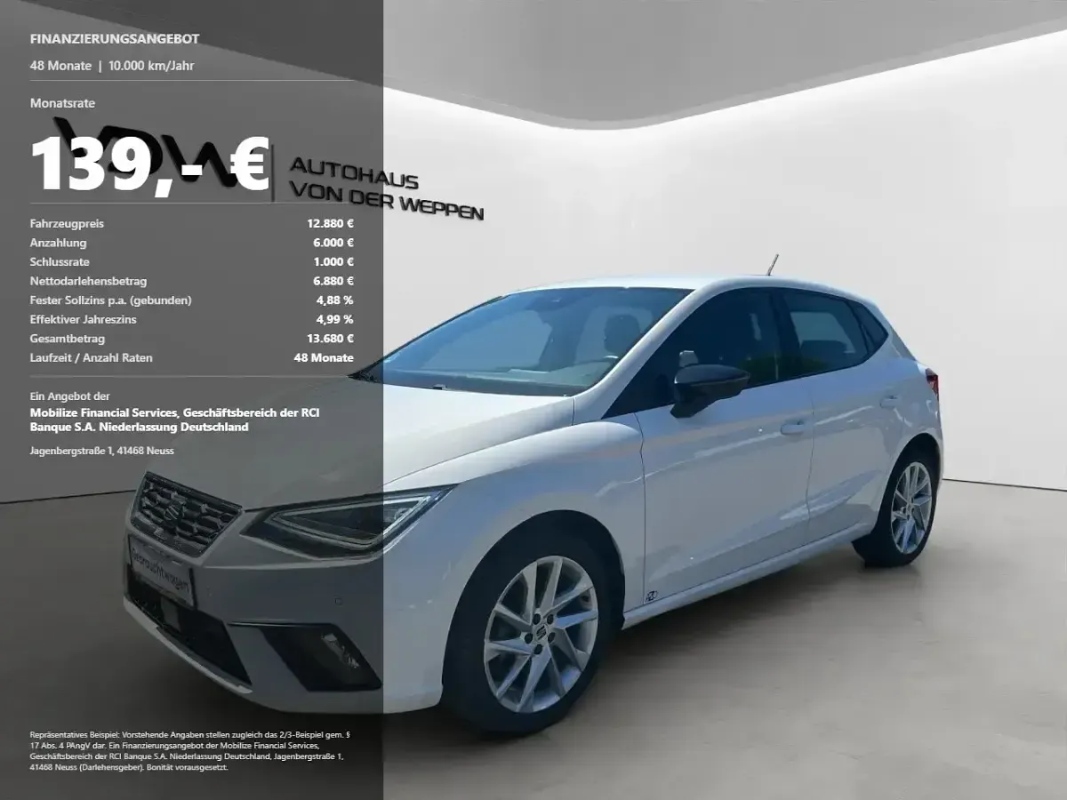 Gebraucht Seat Ibiza FR 90 PS (66 kW) 2022 Kleinwagen