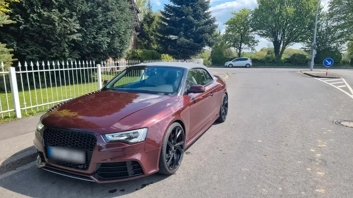 Gebraucht Audi RS5 Design 450 PS (330 kW) 2015 Rot Cabrio