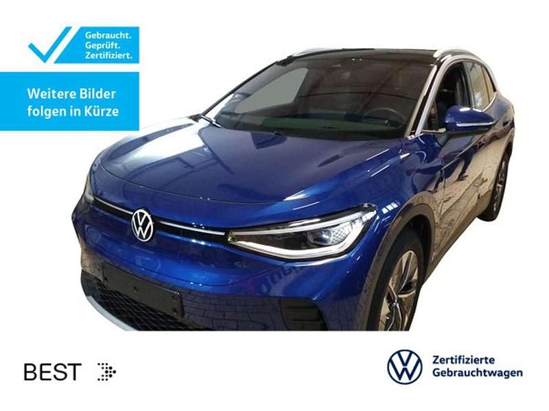 Blue dusk metallic/schwarz Gebraucht 2025 VW ID.4 Pro SUV | 40.499 € (Guter Preis) - Bild 1/3