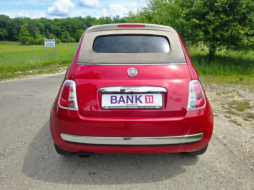 Gebraucht Fiat 500C Lounge 95 PS (69 kW) 2011 Rot Cabrio