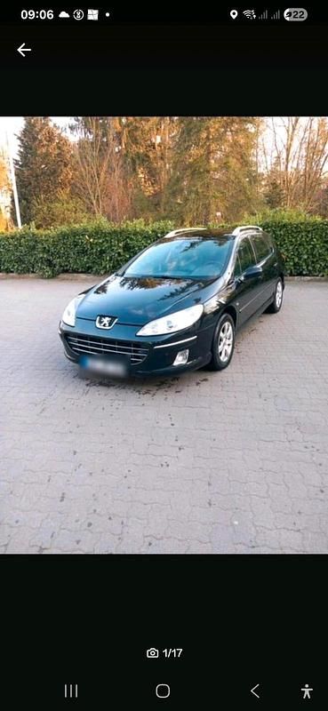 Schwarz Gebraucht 2012 Peugeot 407 Kombi | 1.950 € (Fairer Preis) - Bild 1/4