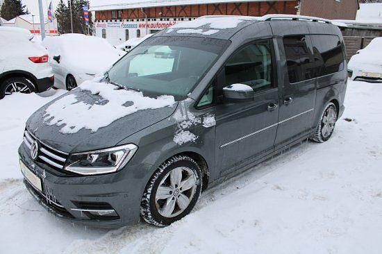 Indiumgray Gebraucht 2017 VW Caddy Maxi Highline Van / Kleinbus | 24.950 € (Teuer) - Bild 1/4
