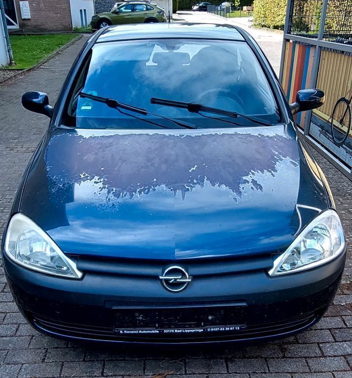 Schwarz Gebraucht 2003 Opel Corsa Limousine | 549 € (Guter Preis) - Bild 1/4