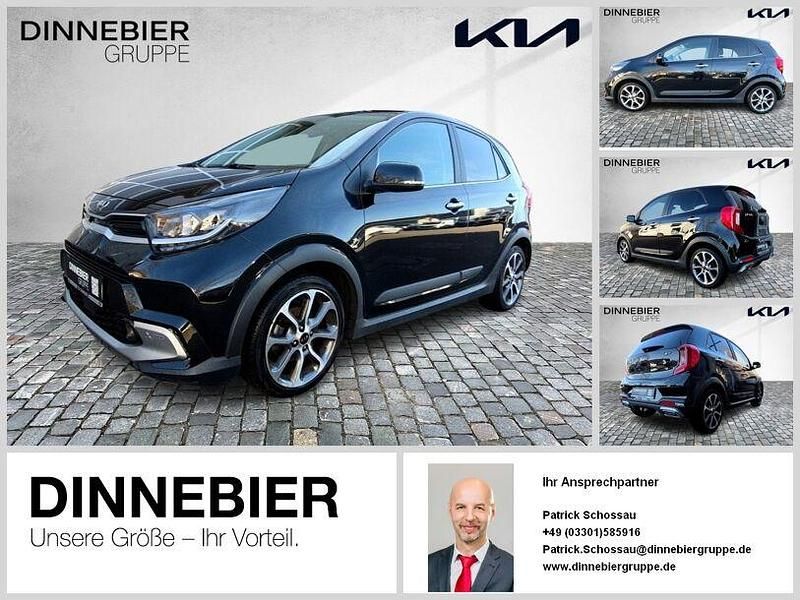 Gebraucht Kia Picanto X-Line 101 PS (74 kW) 2021 Schwarz (metallic) Kleinwagen