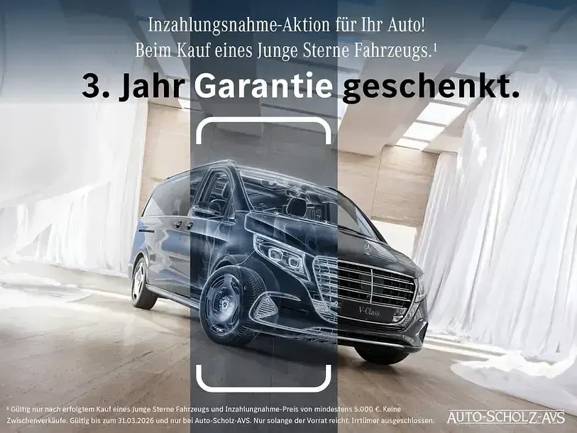 Gebraucht Mercedes V250 190 PS (139 kW) 2024 Bergkristallweiß metallic Van / Kleinbus