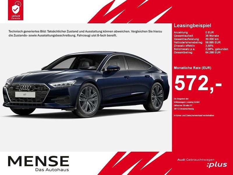 Blau Gebraucht 2025 Audi A7 Sport Limousine | 58.885 € (Fairer Preis) - Bild 1/4