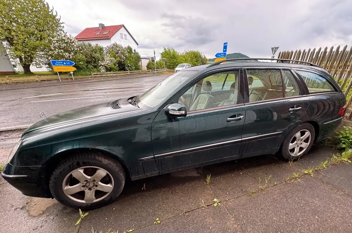 Brugt Mercedes E220 150 HK (110 kW) 2003 Grøn Stationcar