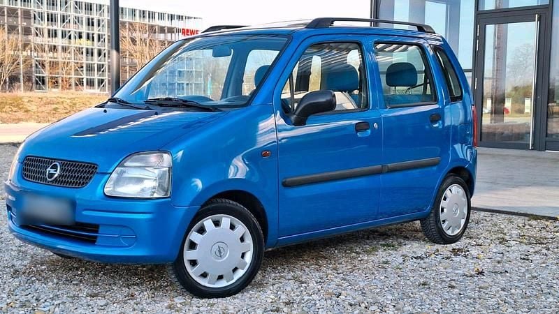 Gebraucht Opel Agila 75 PS (55 kW) 2002 Blau Van / Kleinbus
