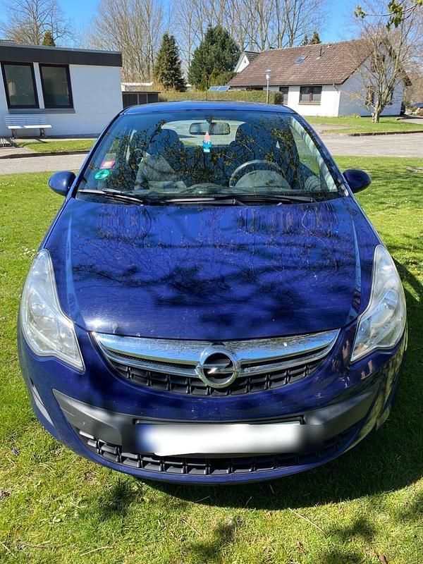 Gebraucht Opel Corsa 65 PS (47 kW) 2012 Blau Kleinwagen