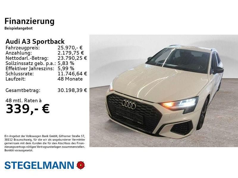 Gebraucht Audi A3 S-Line 150 PS (110 kW) 2022 Weiß Limousine