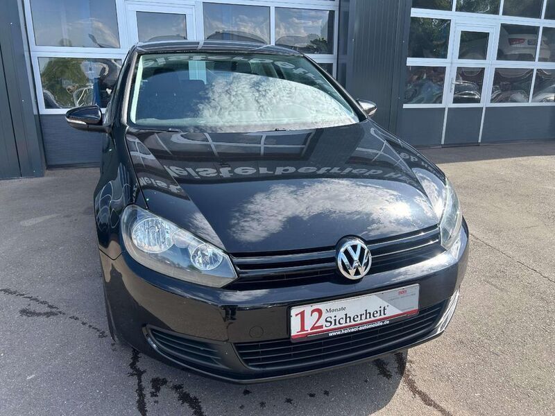 Schwarz Gebraucht 2009 VW Golf VI Trendline Kleinwagen | 5.950 € (Fairer Preis) - Bild 1/4