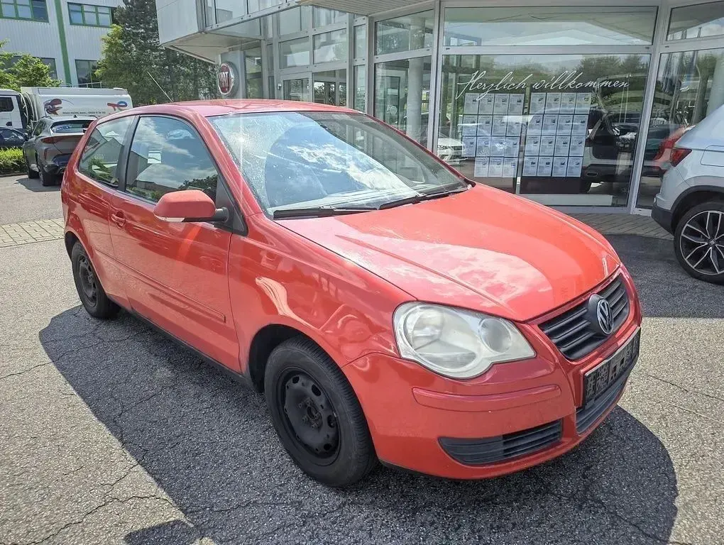 Gebraucht VW Polo Comfortline 60 PS (44 kW) 2008 Rot Kleinwagen