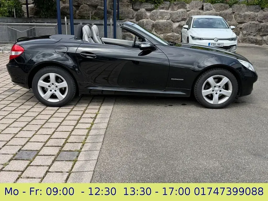 Gebraucht Mercedes SLK200 163 PS (119 kW) 2007 Schwarz Cabrio