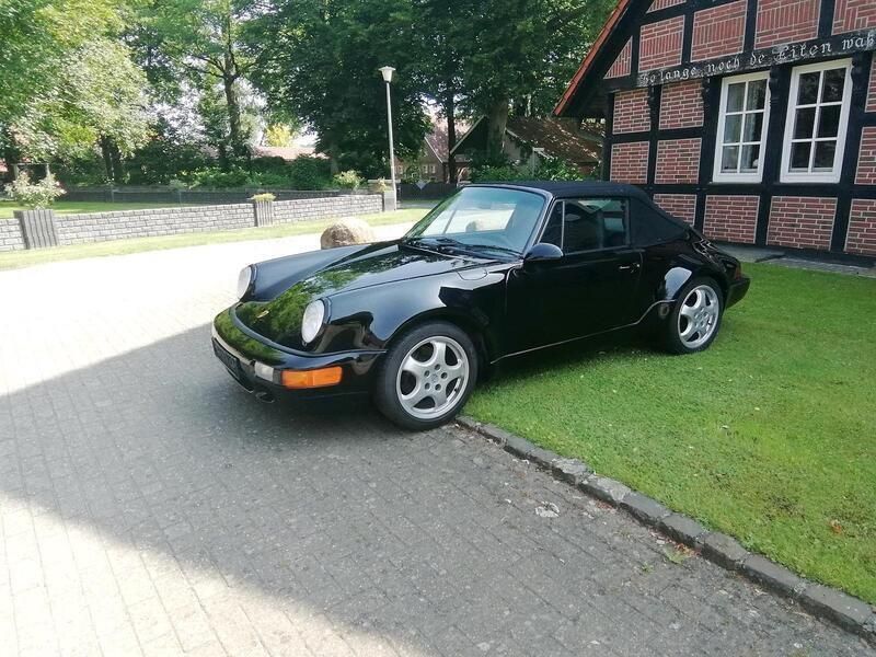 Schwarz Gebraucht 1991 Porsche 911 Carrera Cabrio | 59.900 € - Bild 1/4