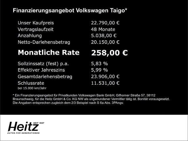 Gebraucht VW Taigo Basis 95 PS (69 kW) 2025 Grau SUV