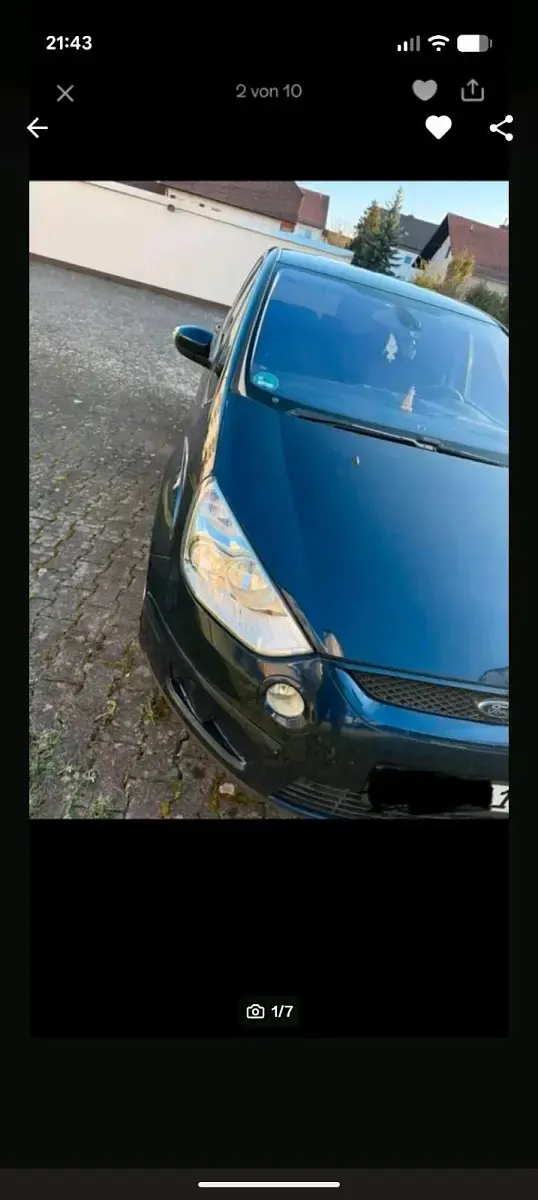 Gebraucht Ford S-MAX S 150 PS (110 kW) 2007 Blau Van / Kleinbus