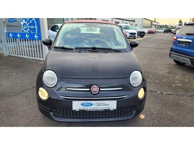 Schwarz Gebraucht 2019 Fiat 500 Lounge Cabrio | 10.590 € (Etwas zu teuer) - Bild 1/4