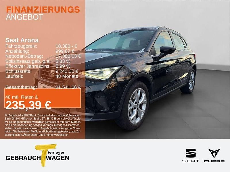 Gebraucht Seat Arona FR 110 PS (80 kW) 2023 Mitternachtsschwarz metallic SUV