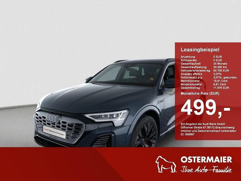 Plasmablau metallic Gebraucht 2024 Audi Q8 e-tron S-Line SUV | 64.700 € (Fairer Preis) - Bild 1/4