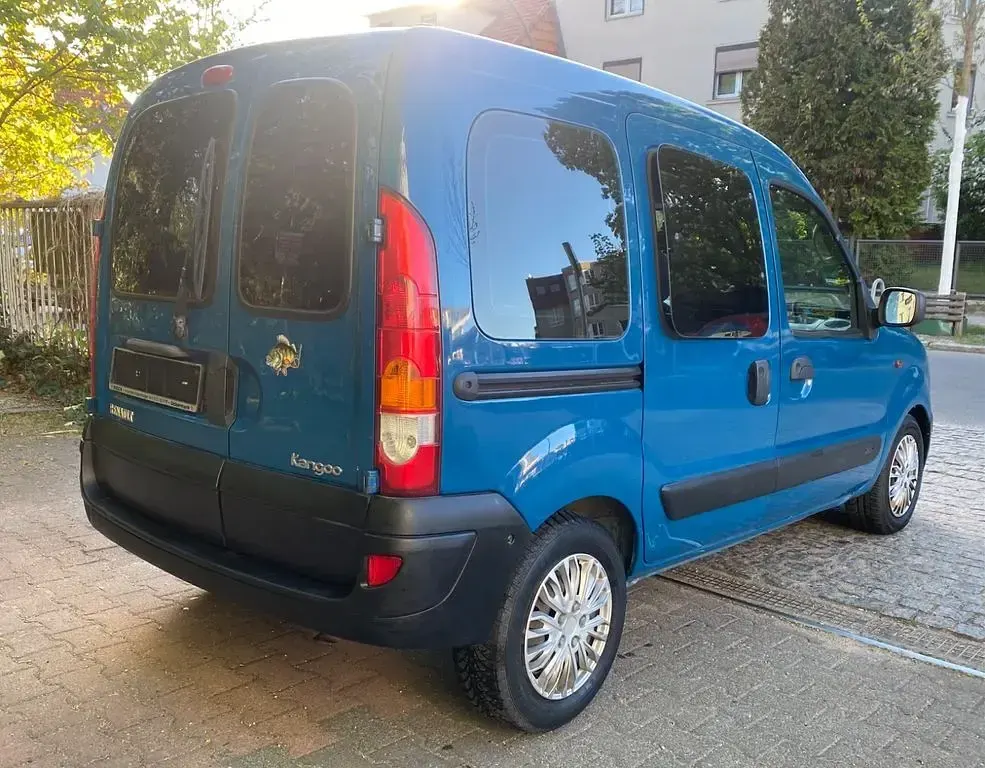Gebraucht Renault Kangoo Expression 95 PS (69 kW) 2003 Blau Van / Kleinbus