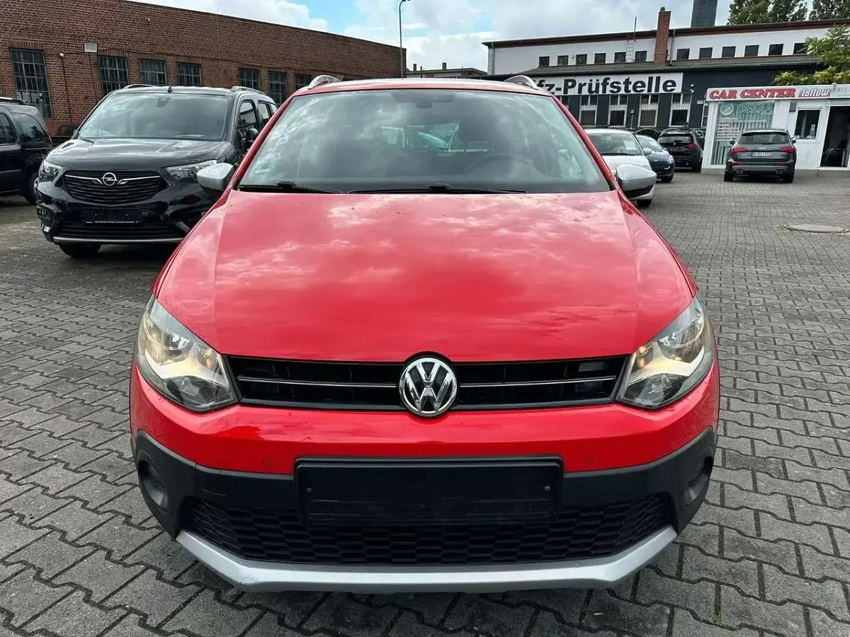 Gebraucht VW Polo Cross 110 PS (80 kW) 2016 Rot Kleinwagen