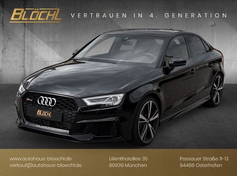 Mythosschwarz metallic Gebraucht 2020 Audi RS3 Sport Kleinwagen | 47.900 € (Guter Preis) - Bild 1/4