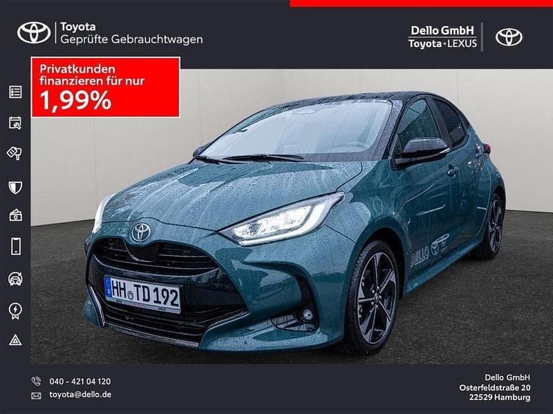 Gebraucht Toyota Yaris Hybrid Plus 131 PS (96 kW) 2025 Grün Limousine