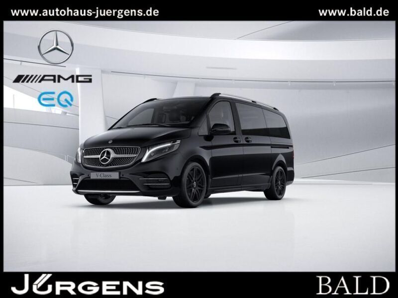 Schwarz obsidian black metallic Gebraucht 2022 Mercedes V300 Avantgarde Edition Van / Kleinbus | 61.990 € (Fairer Preis) - Bild 1/2
