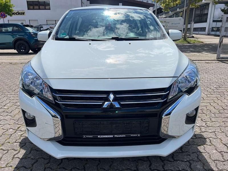 Weiß Gebraucht 2021 Mitsubishi Space Star Spirit Kleinwagen | 6.999 € (Fairer Preis) - Bild 1/4