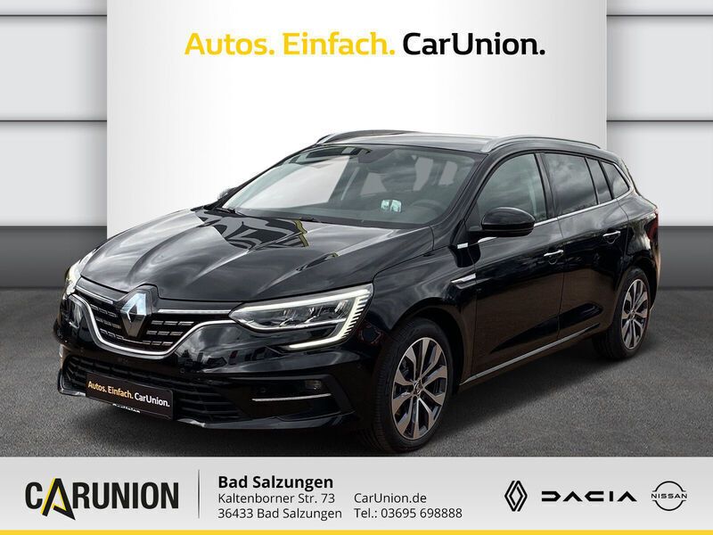 Black pearlschwarz metallic Gebraucht 2024 Renault Mégane GrandTour Techno Kombi | 32.250 € - Bild 1/4