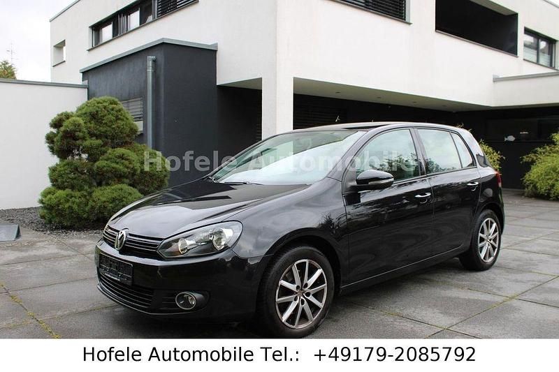 Schwarz Gebraucht 2009 VW Golf VI Comfortline Limousine | 6.950 € (Fairer Preis) - Bild 1/4