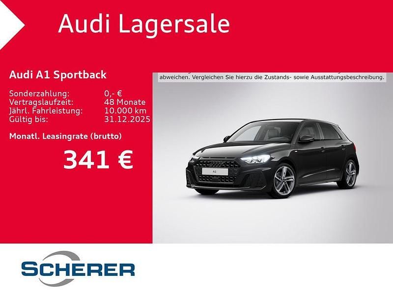 Schwarz Neu 2025 Audi A1 Sportback S-Line Kleinwagen | 28.190 € (Guter Preis) - Bild 1/3