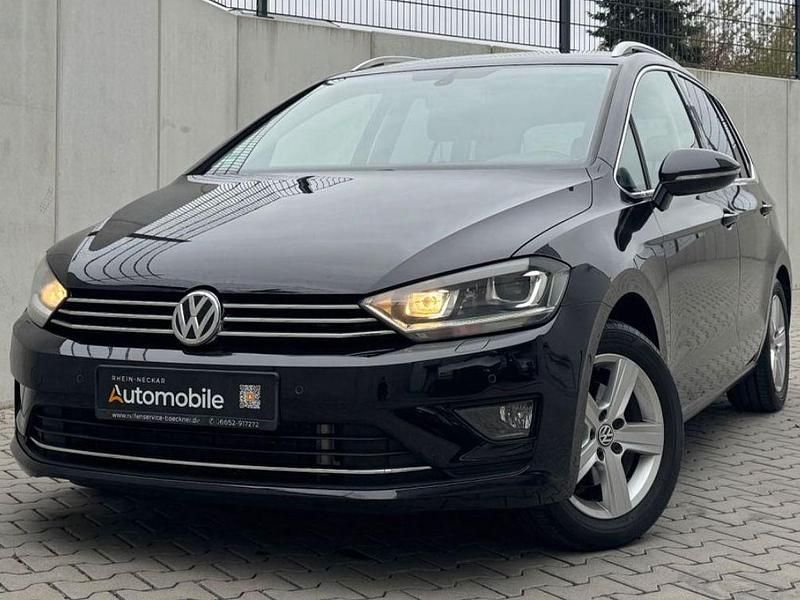 Schwarz Gebraucht 2014 VW Golf Sportsvan Highline Van / Kleinbus | 13.999 € (Fairer Preis) - Bild 1/4